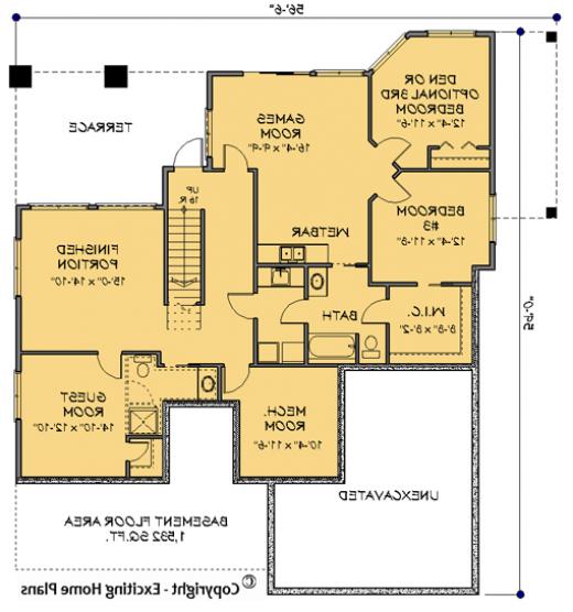 House Plan Information for E1105-10