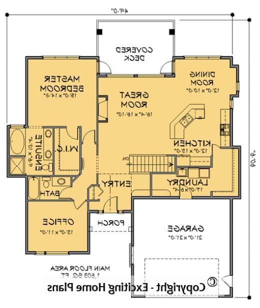 House Plan Information for E1019-10M